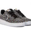 NIKE AIR FORCE 1 LOW JUST DO IT BLACK – MEN’S - Imagen 2