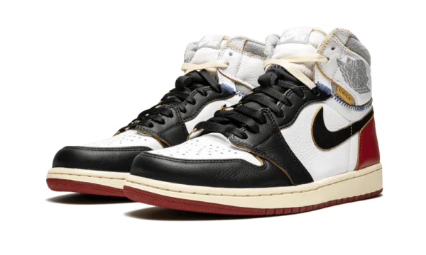 NIKE AIR JORDAN 1 RETRO HIGH UNION Los Angeles BLACK TOE - Imagen 2