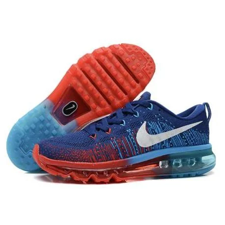 NIKE AIR MAX FLYKNIT AZUL Y ROJO