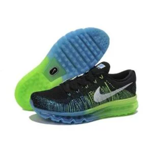 NIKE AIR MAX FLYKNIT NEGRO Y AZUL