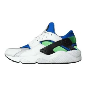 NIKE HUARACHE BLANCAS Y VERDES