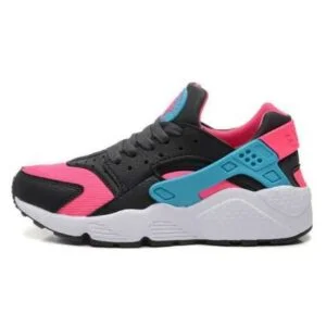 NIKE HUARACHE NEGRAS Y ROSAS