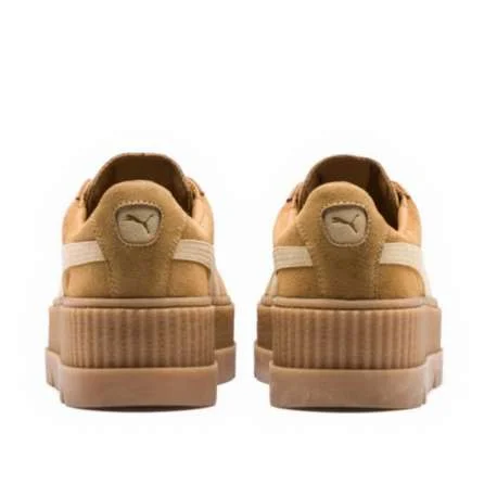 PUMA FENTY SUEDE CLEATED CREEPER MARRONES - Imagen 2