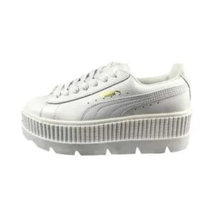 PUMA FENTY SUEDE CLEATED CREEPER BLANCAS